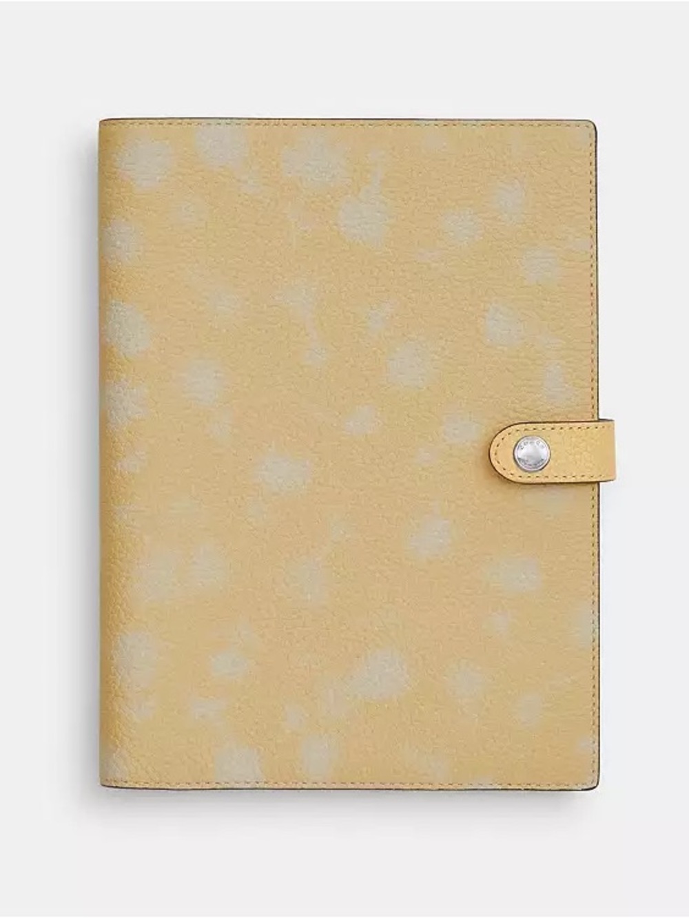 Coach Notebook Yellow Floral Print